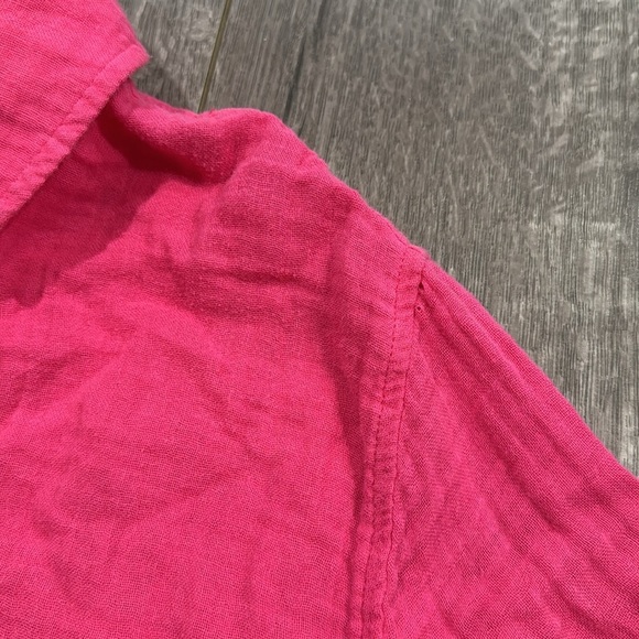 Rails Ellis Button Down in hibiscus M - Picture 6 of 8
